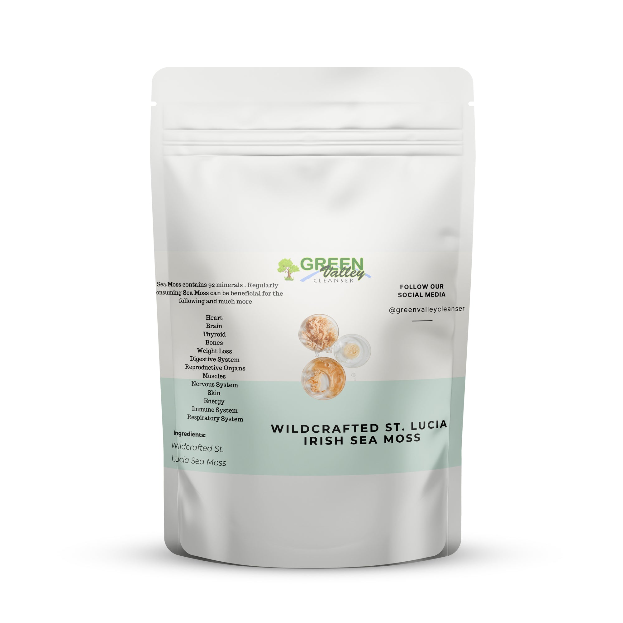 Wild Crafted Gold Sea Moss from St. Lucia (Irish Moss)